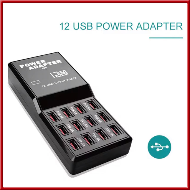 12 port charger