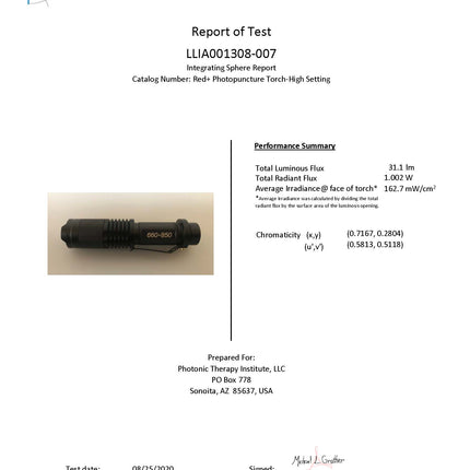 Red+2 Photopuncture Torch